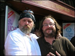 Hairy bikers at market square