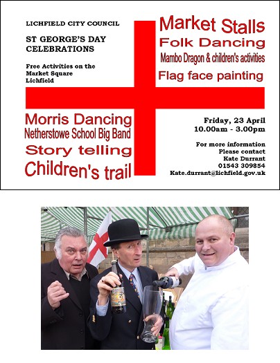 St George's Day Celebrations poster