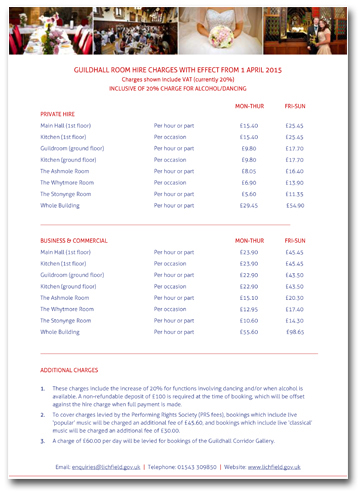 Trades and Information document