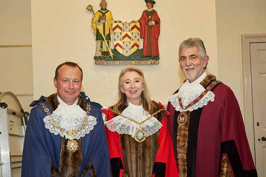 new Mayor, Deputy Mayor and Sheriff