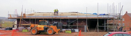 Darwin Hall under construction