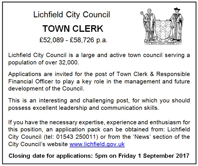 Town Clerk Job Vacancy
